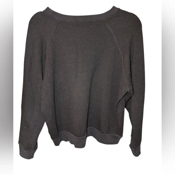 Reformation Grace Cropped Vintage Oversized Crewneck Sweatshirt - Picture 4 of 6